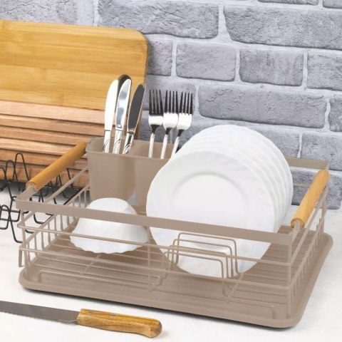 SUSZARKA DO NACZYŃ OCIEKACZ 42.5 X 32 X 15.5CM KINGHOFF KH-1800 SUSZARKA DO NACZYŃ OCIEKACZ 42.5 X 32 X 15.5CM KINGHOFF KH-1800