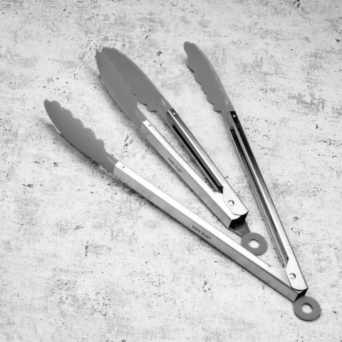 SZCZYPCE KUCHENNE NYLONOWE 30.5CM KINGHOFF KH-1742 SZARE SZCZYPCE KUCHENNE NYLONOWE 30.5CM KINGHOFF KH-1742 SZARE