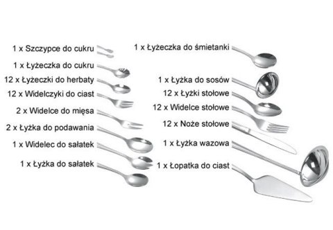 SZTUĆCE KiNGHOFF 72 ELE. SATYNA KH-3561 SZTUĆCE KiNGHOFF 72 ELE. SATYNA KH-3561