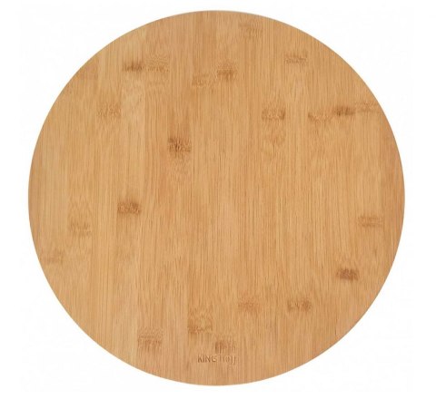 TACA DESKA BAMBUSOWA DO PIZZY 35cm OBROTOWA KINGHOFF KH-1566 TACA DESKA BAMBUSOWA DO PIZZY 35cm OBROTOWA KINGHOFF KH-1566