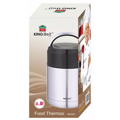 TERMOS OBIADOWY STALOWY KiNGHOFF 0.8L KH-4375 TERMOS OBIADOWY STALOWY KiNGHOFF 0.8L KH-4375