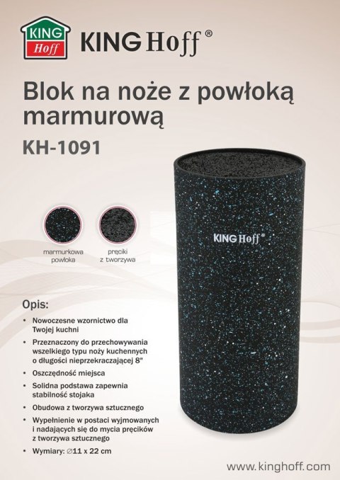 UNIWERSALNY STOJAK DO NOŻY KiNGHOFF KH-1091 UNIWERSALNY STOJAK DO NOŻY KiNGHOFF KH-1091