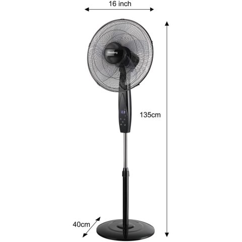 WENTYLATOR PODŁOGOWY Z PILOTEM I TIMEREM 40CM 50W KLAUSBERG KB-7718 WENTYLATOR PODŁOGOWY Z PILOTEM I TIMEREM 40CM 50W KLAUSBERG KB-7718