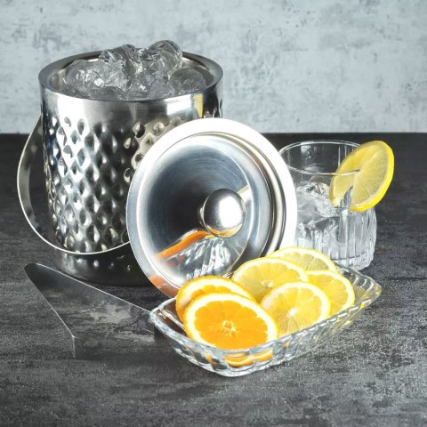 WIADERKO DO LODU 1.5L Z PODWÓJNĄ SCIANKĄ KINGHOFF KH-1508 WIADERKO DO LODU 1.5L Z PODWÓJNĄ SCIANKĄ KINGHOFF KH-1508
