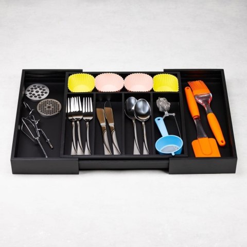 WKŁAD ORGANIZER DO SZUFLADY NA SZTUĆCE ROZSUWANY 52/31X31CM KINGHOFF KH-1745 WKŁAD ORGANIZER DO SZUFLADY NA SZTUĆCE ROZSUWANY 52/31X31CM KINGHOFF KH-1745