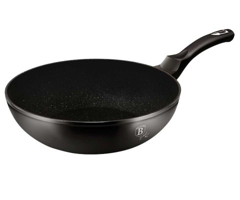 WOK GRANITOWY 28cm BERLINGER HAUS BLACK SILVER BH-1848 WOK GRANITOWY 28cm BERLINGER HAUS BLACK SILVER BH-1848