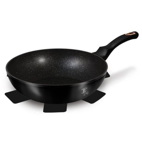 WOK GRANITOWY 30CM BERLINGER HAUS BLACK ROSE BH-6178 WOK GRANITOWY 30CM BERLINGER HAUS BLACK ROSE BH-6178