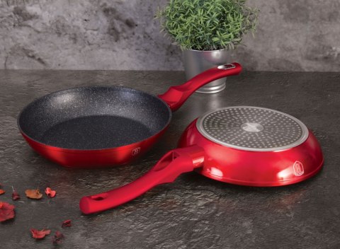 WOK GRANITOWY 30CM BERLINGER HAUS METALLIC LINE BURGUNDY BH-6166 WOK GRANITOWY 30CM BERLINGER HAUS METALLIC LINE BURGUNDY BH-6166