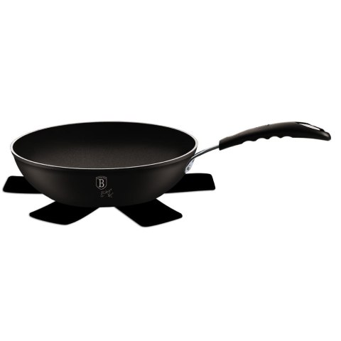 WOK TYTANOWY 28cm 3.2L BERLINGER HAUS BLACK PROFESSIONAL LINE BH-6126 WOK TYTANOWY 28cm 3.2L BERLINGER HAUS BLACK PROFESSIONAL LINE BH-6126
