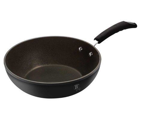 WOK TYTANOWY 28cm 3.2L BERLINGER HAUS BLACK PROFESSIONAL LINE BH-6126 WOK TYTANOWY 28cm 3.2L BERLINGER HAUS BLACK PROFESSIONAL LINE BH-6126