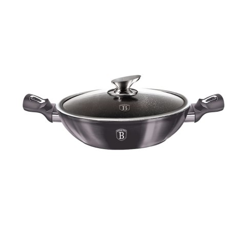 WOK Z POWŁOKA GRANITOWĄ 30CM 4L BERLINGER HAUS CARBON PRO BH-7111 WOK Z POWŁOKA GRANITOWĄ 30CM 4L BERLINGER HAUS CARBON PRO BH-7111