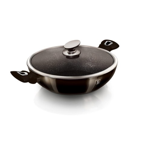 WOK Z POWŁOKĄ GRANITOWĄ 30CM 4L BERLINGER HAUS SHINY BLACK BH-7115 WOK Z POWŁOKĄ GRANITOWĄ 30CM 4L BERLINGER HAUS SHINY BLACK BH-7115