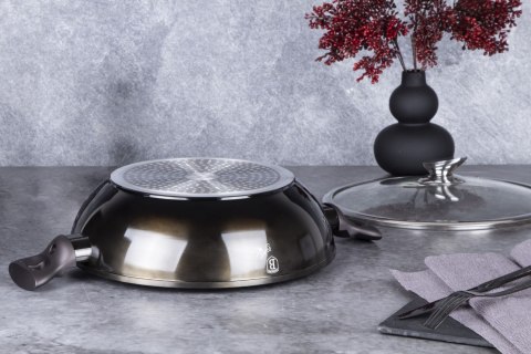 WOK Z POWŁOKĄ GRANITOWĄ 30CM 4L BERLINGER HAUS SHINY BLACK BH-7115 WOK Z POWŁOKĄ GRANITOWĄ 30CM 4L BERLINGER HAUS SHINY BLACK BH-7115