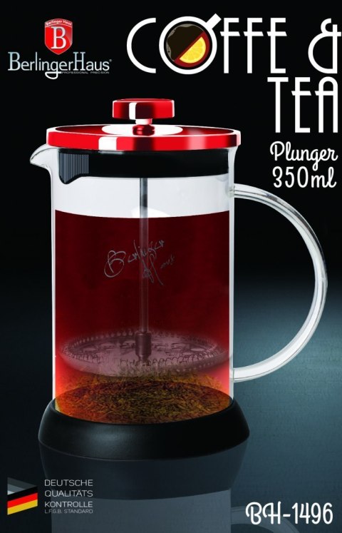 ZAPARZACZ DO HERBATY 350ML BERLINGER HAUS METALLIC BURGUNDY LINE BH-1496 ZAPARZACZ DO HERBATY 350ML BERLINGER HAUS METALLIC BURGUNDY LINE BH-1496
