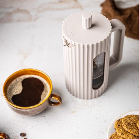 ZAPARZACZ DO HERBATY KAWY SZKLANY FRENCH PRESS 350 ML BEŻOWY KLAUSBERG KB-7744 ZAPARZACZ DO HERBATY KAWY SZKLANY FRENCH PRESS 350 ML BEŻOWY KLAUSBERG KB-7744
