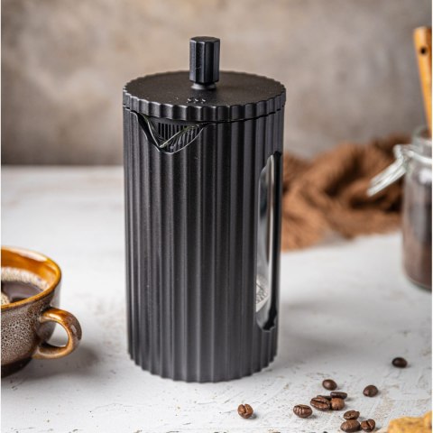 ZAPARZACZ DO HERBATY KAWY SZKLANY FRENCH PRESS 350 ML CZARNY KLAUSBERG KB-7741 ZAPARZACZ DO HERBATY KAWY SZKLANY FRENCH PRESS 350 ML CZARNY KLAUSBERG KB-7741