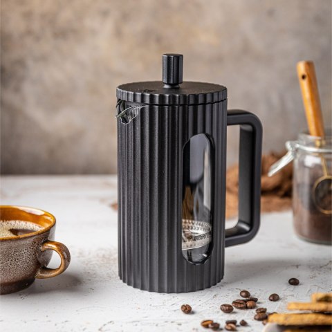 ZAPARZACZ DO HERBATY KAWY SZKLANY FRENCH PRESS 600 ML CZARNY KLAUSBERG KB-7746 ZAPARZACZ DO HERBATY KAWY SZKLANY FRENCH PRESS 600 ML CZARNY KLAUSBERG KB-7746