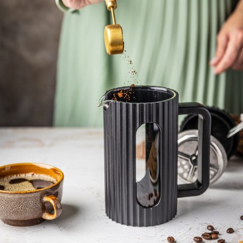 ZAPARZACZ DO HERBATY KAWY SZKLANY FRENCH PRESS 600 ML CZARNY KLAUSBERG KB-7746 ZAPARZACZ DO HERBATY KAWY SZKLANY FRENCH PRESS 600 ML CZARNY KLAUSBERG KB-7746