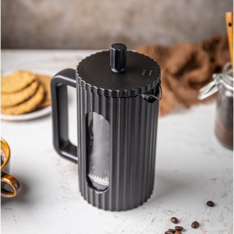 ZAPARZACZ DO HERBATY KAWY SZKLANY FRENCH PRESS 600 ML CZARNY KLAUSBERG KB-7746 ZAPARZACZ DO HERBATY KAWY SZKLANY FRENCH PRESS 600 ML CZARNY KLAUSBERG KB-7746