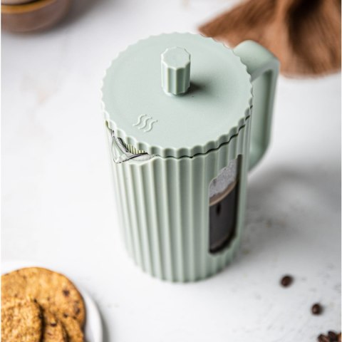 ZAPARZACZ DO HERBATY KAWY SZKLANY FRENCH PRESS 600 ML ZIELONY KLAUSBERG KB-7750 ZAPARZACZ DO HERBATY KAWY SZKLANY FRENCH PRESS 600 ML ZIELONY KLAUSBERG KB-7750