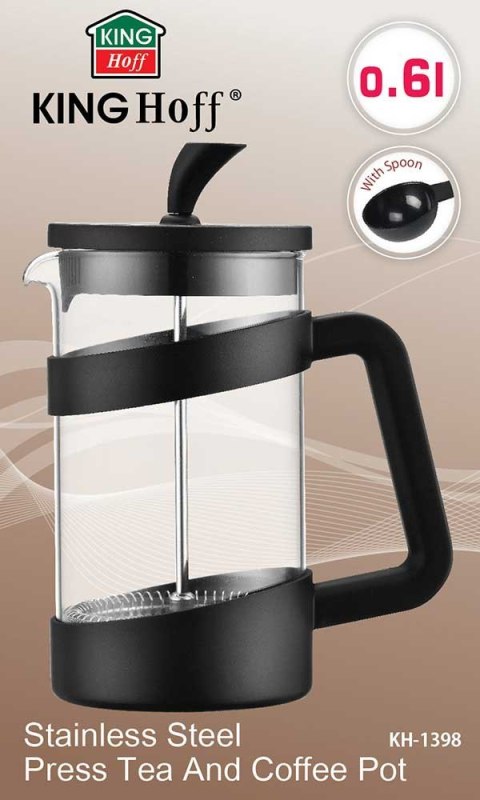 ZAPARZACZ DO HERBATY ZIÓŁ 600ml KiNGHOFF KH-1398 ZAPARZACZ DO HERBATY ZIÓŁ 600ml KiNGHOFF KH-1398