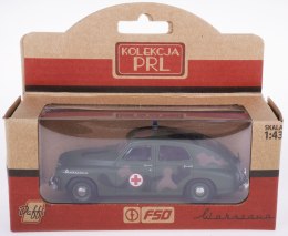 Auto metalowe 1:43 WARSZAWA KARETKA WOJSKOWA B-251 KOLEKCJA PRL