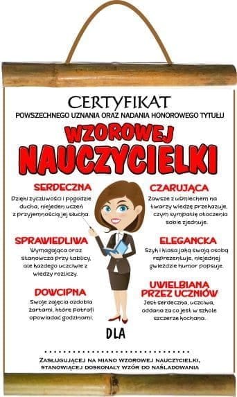 Dyplom DLA NAUCZYCIELA mix | 3471 Dyplom DLA NAUCZYCIELA mix | 3471