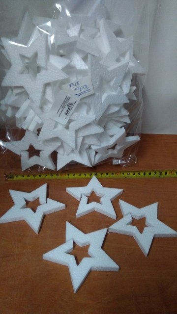 Gwiazda 30szt. styropianowa 10/1 | 3792 Gwiazda 30szt. styropianowa 10/1 | 3792
