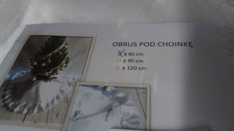 Obrus 5szt falbanka pod choinkę FI-60 Obrus 5szt falbanka pod choinkę FI-60