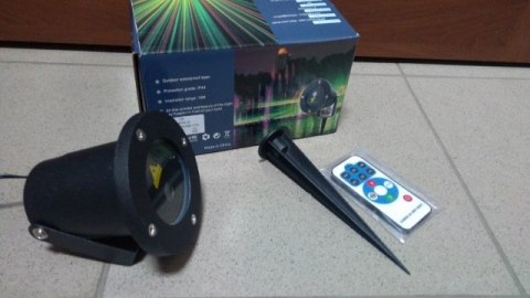 Projektor laser wodoodporny + pilot | J2299 Projektor laser wodoodporny + pilot | J2299