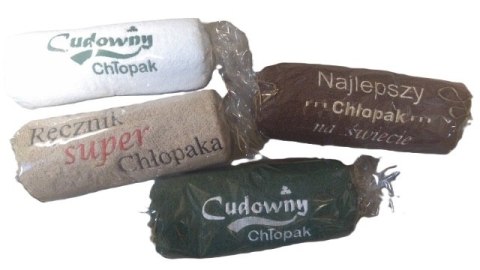 Ręcznik prezentowy CHŁOPAK 50x100 Ręcznik prezentowy CHŁOPAK 50x100