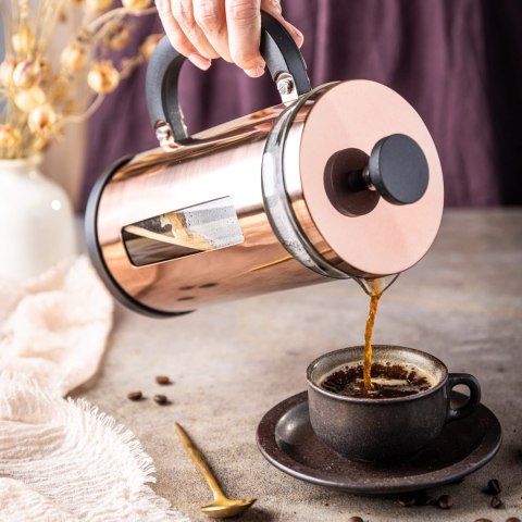 ZAPARZACZ DO KAWY HERBATY 1.0L FRENCH PRESS RÓŻOWE ZŁOTO KLAUSBERG KB-7740 ZAPARZACZ DO KAWY HERBATY 1.0L FRENCH PRESS RÓŻOWE ZŁOTO KLAUSBERG KB-7740