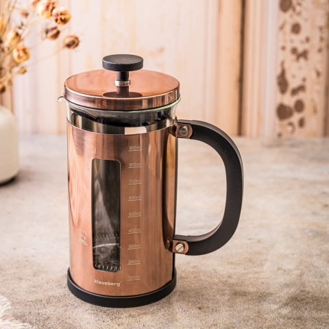 ZAPARZACZ DO KAWY HERBATY 1.0L FRENCH PRESS RÓŻOWE ZŁOTO KLAUSBERG KB-7740 ZAPARZACZ DO KAWY HERBATY 1.0L FRENCH PRESS RÓŻOWE ZŁOTO KLAUSBERG KB-7740