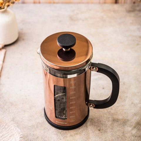 ZAPARZACZ DO KAWY HERBATY 1.0L FRENCH PRESS RÓŻOWE ZŁOTO KLAUSBERG KB-7740 ZAPARZACZ DO KAWY HERBATY 1.0L FRENCH PRESS RÓŻOWE ZŁOTO KLAUSBERG KB-7740