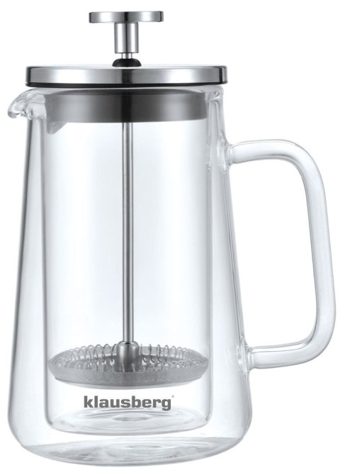 ZAPARZACZ DO KAWY/HERBATY 0,35L FRENCH PRESS KLAUSBERG KB-7684 ZAPARZACZ DO KAWY/HERBATY 0,35L FRENCH PRESS KLAUSBERG KB-7684