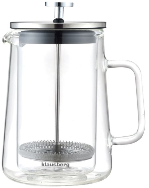 ZAPARZACZ DO KAWY/HERBATY 0,60L FRENCH PRESS KLAUSBERG KB-7685 ZAPARZACZ DO KAWY/HERBATY 0,60L FRENCH PRESS KLAUSBERG KB-7685