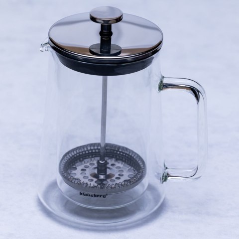 ZAPARZACZ DO KAWY/HERBATY 0,60L FRENCH PRESS KLAUSBERG KB-7685 ZAPARZACZ DO KAWY/HERBATY 0,60L FRENCH PRESS KLAUSBERG KB-7685
