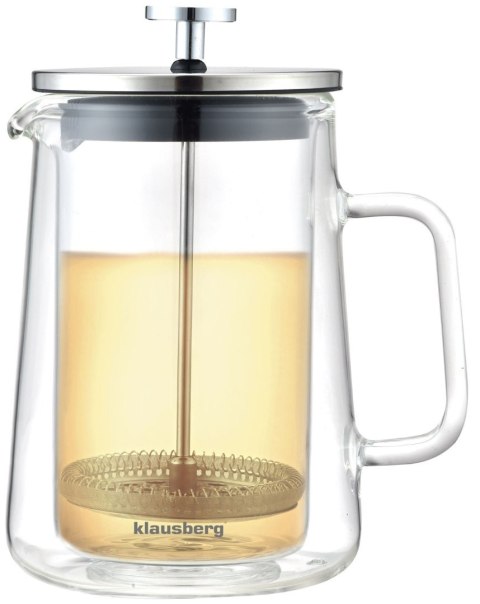ZAPARZACZ DO KAWY/HERBATY 0,60L FRENCH PRESS KLAUSBERG KB-7685 ZAPARZACZ DO KAWY/HERBATY 0,60L FRENCH PRESS KLAUSBERG KB-7685