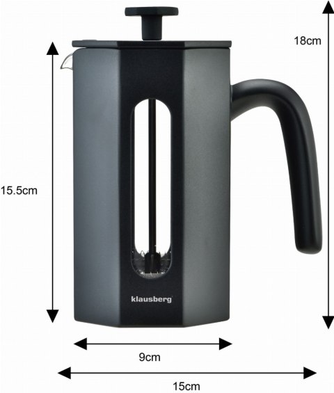 ZAPARZACZ DO KAWY/HERBATY 0,80L FRENCH PRESS KLAUSBERG KB-7678 ZAPARZACZ DO KAWY/HERBATY 0,80L FRENCH PRESS KLAUSBERG KB-7678