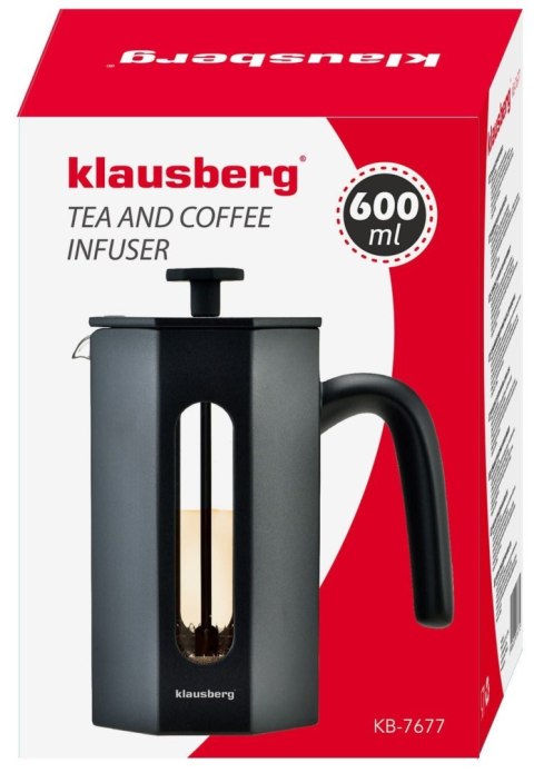 ZAPARZACZ DO KAWY/HERBATY 0,80L FRENCH PRESS KLAUSBERG KB-7678 ZAPARZACZ DO KAWY/HERBATY 0,80L FRENCH PRESS KLAUSBERG KB-7678