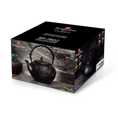 ZAPARZACZ ŻELIWNY 0.8L Z FILTREM BERLINGER HAUS BH-7802 ZAPARZACZ ŻELIWNY 0.8L Z FILTREM BERLINGER HAUS BH-7802