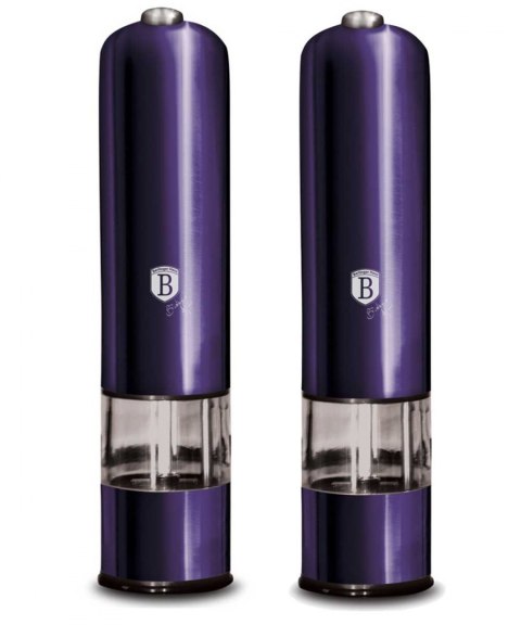 ZESTAW 2 MŁYNKÓW ELEKTR.CH DO PIEPRZU I SOLI BERLINGER HAUS PURPLE BH-9289 ZESTAW 2 MŁYNKÓW ELEKTR.CH DO PIEPRZU I SOLI BERLINGER HAUS PURPLE BH-9289
