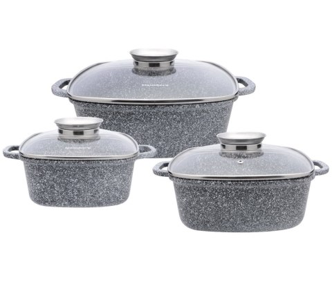 ZESTAW 3 BRYTFANN GARNKÓW 2.5, 4.4, 6.5L KLAUSBERG KB-7534 ZESTAW 3 BRYTFANN GARNKÓW 2.5, 4.4, 6.5L KLAUSBERG KB-7534
