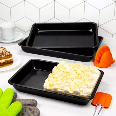 ZESTAW 3 FORM BLASZANYCH NON-STICK KiNGHOFF KH-4199 ZESTAW 3 FORM BLASZANYCH NON-STICK KiNGHOFF KH-4199