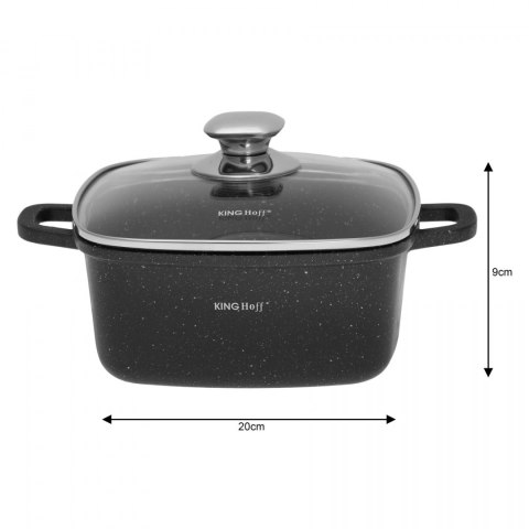 ZESTAW 3 GARNKÓW KWADRATOWYCH 2,8 , 4,4 , 6.5L KINGHOFF KH-1607 ZESTAW 3 GARNKÓW KWADRATOWYCH 2,8 , 4,4 , 6.5L KINGHOFF KH-1607