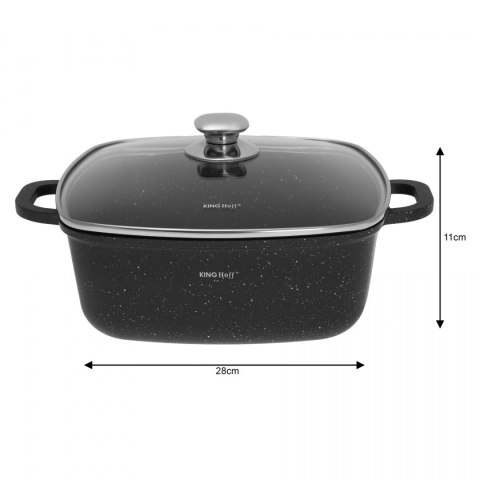 ZESTAW 3 GARNKÓW KWADRATOWYCH 2,8 , 4,4 , 6.5L KINGHOFF KH-1607 ZESTAW 3 GARNKÓW KWADRATOWYCH 2,8 , 4,4 , 6.5L KINGHOFF KH-1607