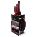 ZESTAW 3 PATELNI GRANITOWYCH 20/24/28CM BERLINGER HAUS METALLIC BURGUNDY LINE BH-1288-NF