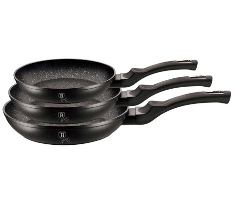 ZESTAW 3 PATELNI GRANITOWYCH BERLINGER HAUS BLACK SIVER BH-6159 ZESTAW 3 PATELNI GRANITOWYCH BERLINGER HAUS BLACK SIVER BH-6159
