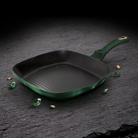 ZESTAW 3 PATELNI TYTANOWYCH BERLINGER HAUS METALLIC EMERALD BH-6167 ZESTAW 3 PATELNI TYTANOWYCH BERLINGER HAUS METALLIC EMERALD BH-6167