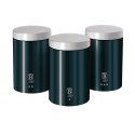 ZESTAW 3 POJEMNIKÓW KUCHENNYCH BERLINGER HAUS AQUAMARINE METALLIC LINE BH-6271